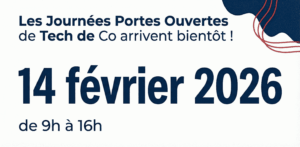 Journée porte ouverte Tech de Co Toulouse le 14 février 2026 de 9h à 16h.